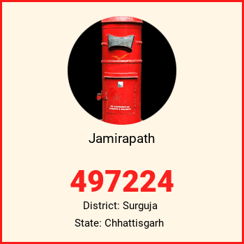 Jamirapath pin code, district Surguja in Chhattisgarh