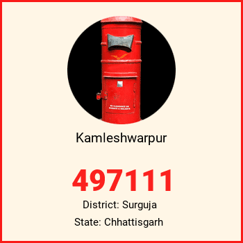 Kamleshwarpur pin code, district Surguja in Chhattisgarh