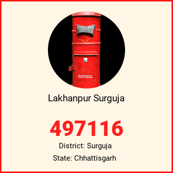 Lakhanpur Surguja pin code, district Surguja in Chhattisgarh