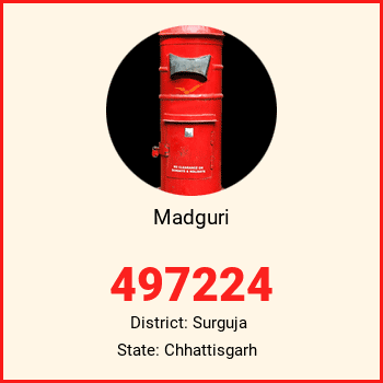 Madguri pin code, district Surguja in Chhattisgarh