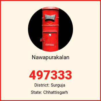 Nawapurakalan pin code, district Surguja in Chhattisgarh