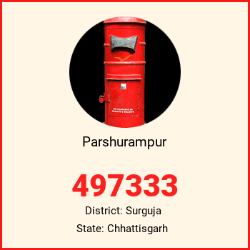 Parshurampur pin code, district Surguja in Chhattisgarh
