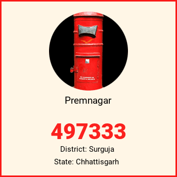 Premnagar pin code, district Surguja in Chhattisgarh