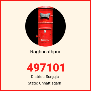 Raghunathpur pin code, district Surguja in Chhattisgarh