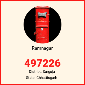 Ramnagar pin code, district Surguja in Chhattisgarh
