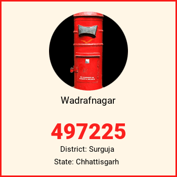 Wadrafnagar pin code, district Surguja in Chhattisgarh