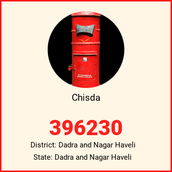 Chisda pin code, district Dadra and Nagar Haveli in Dadra and Nagar Haveli