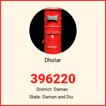 Dholar pin code, district Daman in Daman and Diu