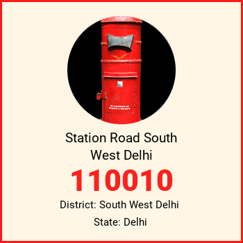 Station Road South West Delhi pin code, district South West Delhi in Delhi