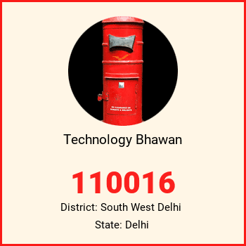 Technology Bhawan pin code, district South West Delhi in Delhi