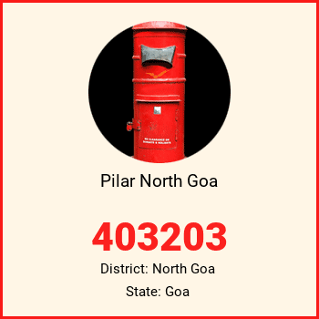 Pilar North Goa pin code, district North Goa in Goa