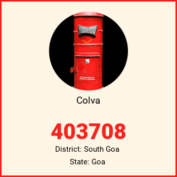Colva pin code, district South Goa in Goa