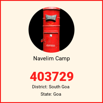 Navelim Camp pin code, district South Goa in Goa