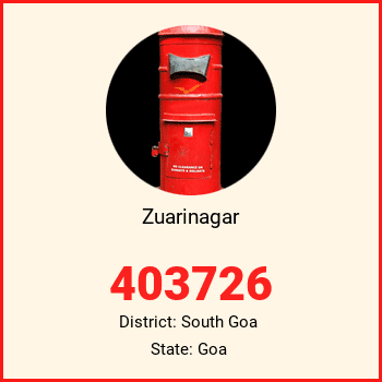 Zuarinagar pin code, district South Goa in Goa
