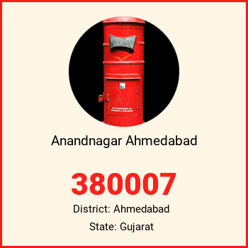 Anandnagar Ahmedabad pin code, district Ahmedabad in Gujarat