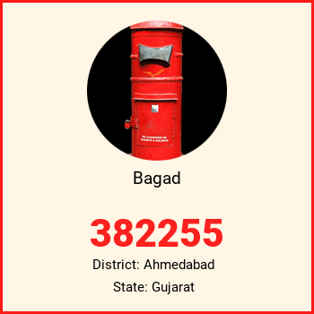 Bagad pin code, district Ahmedabad in Gujarat