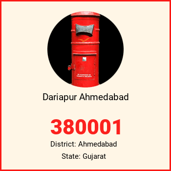 Dariapur Ahmedabad pin code, district Ahmedabad in Gujarat