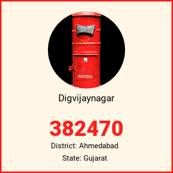 Digvijaynagar pin code, district Ahmedabad in Gujarat