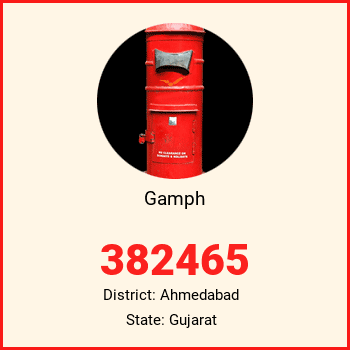 Gamph pin code, district Ahmedabad in Gujarat