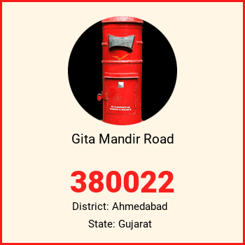 Gita Mandir Road pin code, district Ahmedabad in Gujarat