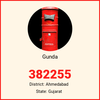 Gunda pin code, district Ahmedabad in Gujarat