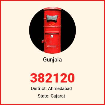 Gunjala pin code, district Ahmedabad in Gujarat