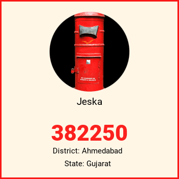 Jeska pin code, district Ahmedabad in Gujarat