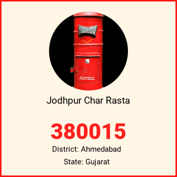 Jodhpur Char Rasta pin code, district Ahmedabad in Gujarat