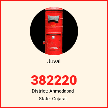 Juval pin code, district Ahmedabad in Gujarat