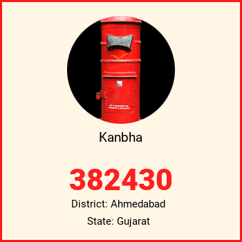 Kanbha pin code, district Ahmedabad in Gujarat