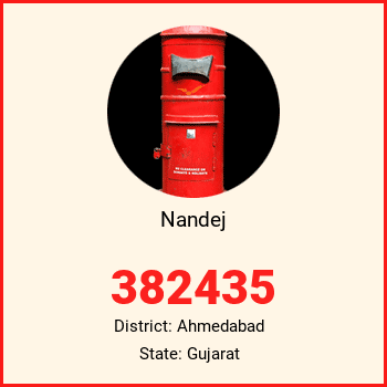 Nandej pin code, district Ahmedabad in Gujarat