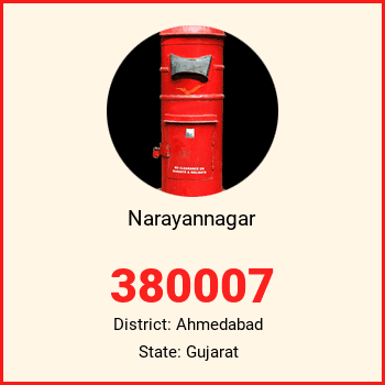 Narayannagar pin code, district Ahmedabad in Gujarat