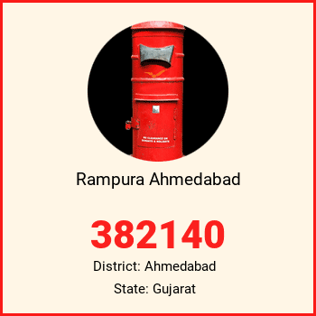 Rampura Ahmedabad pin code, district Ahmedabad in Gujarat