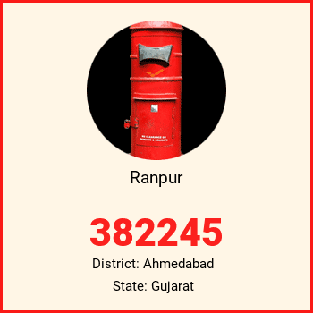 Ranpur pin code, district Ahmedabad in Gujarat