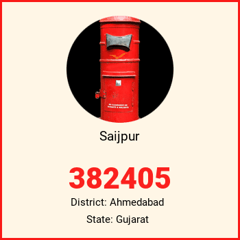 Saijpur pin code, district Ahmedabad in Gujarat