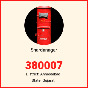 Shardanagar pin code, district Ahmedabad in Gujarat