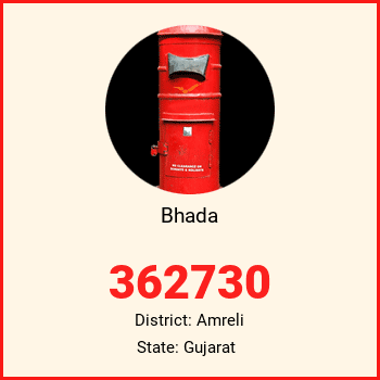 Bhada pin code, district Amreli in Gujarat