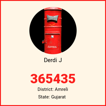 Derdi J pin code, district Amreli in Gujarat