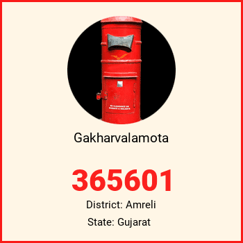 Gakharvalamota pin code, district Amreli in Gujarat
