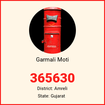 Garmali Moti pin code, district Amreli in Gujarat