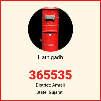 Hathigadh pin code, district Amreli in Gujarat