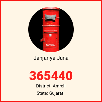 Janjariya Juna pin code, district Amreli in Gujarat