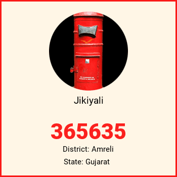 Jikiyali pin code, district Amreli in Gujarat