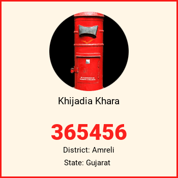 Khijadia Khara pin code, district Amreli in Gujarat