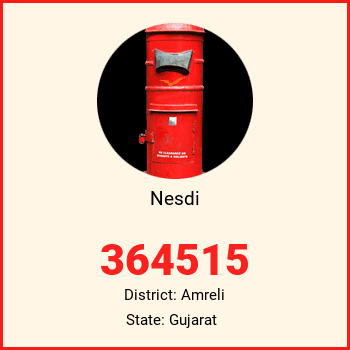 Nesdi pin code, district Amreli in Gujarat
