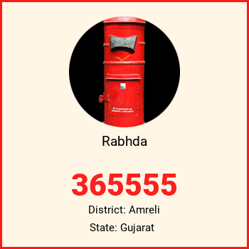Rabhda pin code, district Amreli in Gujarat