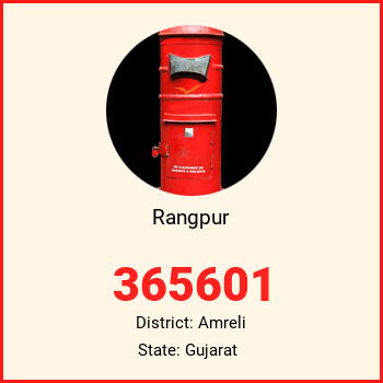Rangpur pin code, district Amreli in Gujarat