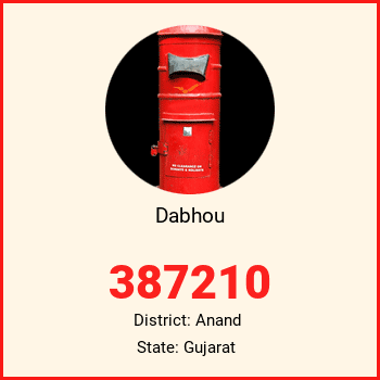 Dabhou pin code, district Anand in Gujarat