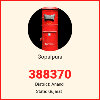 Gopalpura pin code, district Anand in Gujarat