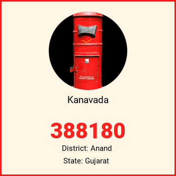 Kanavada pin code, district Anand in Gujarat